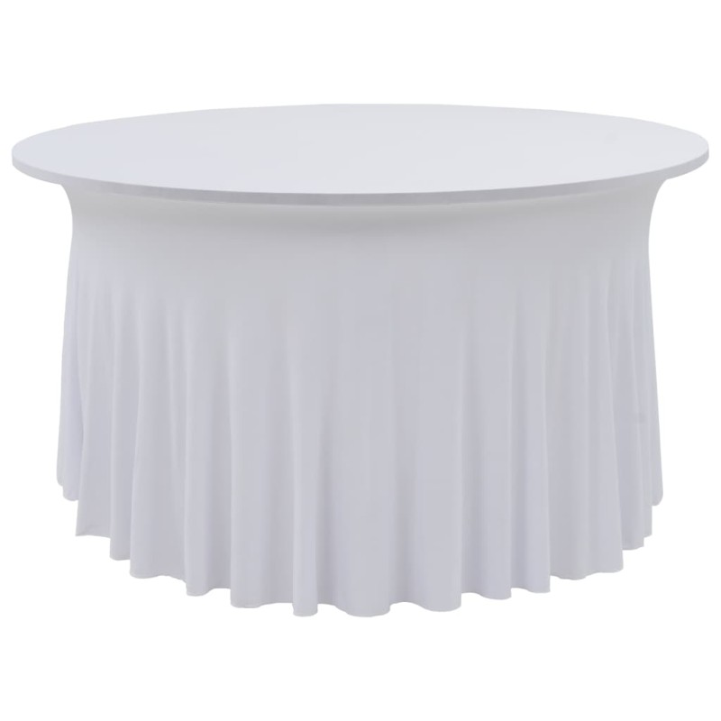 Capa extensível para mesa c/ camilha 2 pcs 150x74 cm branco-Capas de sofás-Home Retail