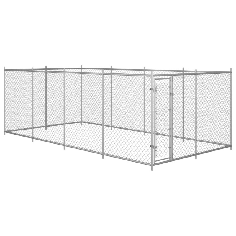 Canil de exterior 7,6x3,8x1,9 m-Canis-Home Retail