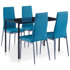 Conjunto de jantar 5 pcs azul