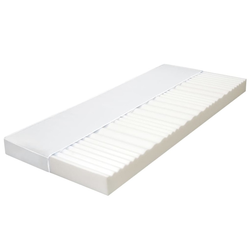 Colchão 90x200 cm 7 zonas espuma PU 10 cm H2 H3-Colchões-Home Retail