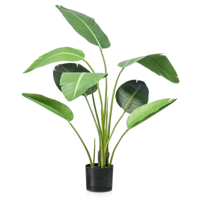 Emerald Árvore estrelícia artificial em vaso 120 cm verde-Flores sintéticas-Home Retail