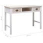 Mesa consola 110x45x76 cm madeira