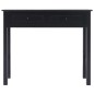 Mesa consola 90x30x77 cm madeira preto