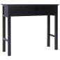 Mesa consola 90x30x77 cm madeira preto