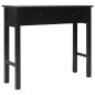 Mesa consola 90x30x77 cm madeira preto