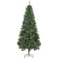 Árvore de Natal artificial com pinhas 210 cm verde