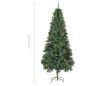 Árvore de Natal artificial com pinhas 210 cm verde