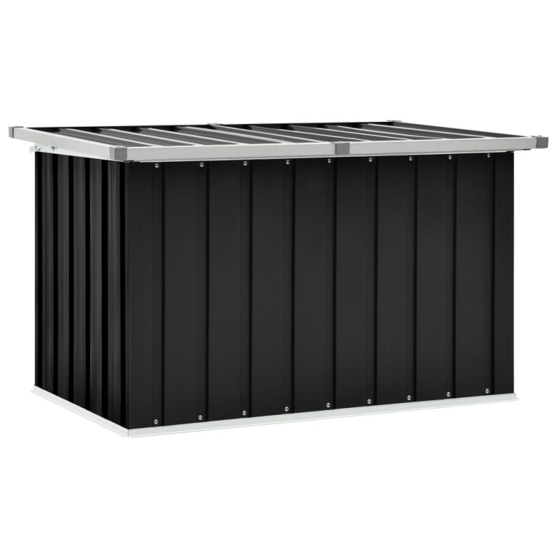 Caixa de arrumação para jardim 109x67x65 cm antracite-Baús para armazenamento exterior-Home Retail