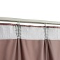 Cortinas blackout c/ ganchos 2 pcs 140x225cm veludo rosa antigo