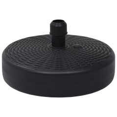 Base para guarda-sol com areia/água 24 L preto