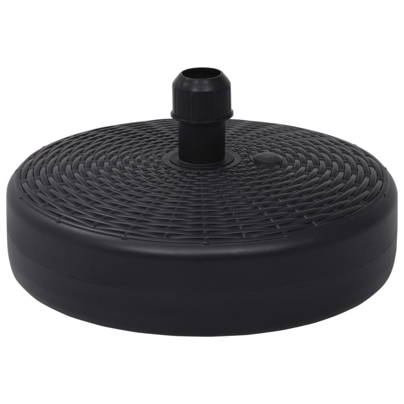 Base para guarda-sol com areia/água 24 L preto-Suportes para guarda-sóis-Home Retail