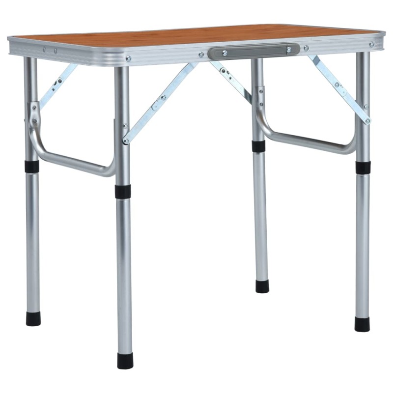 Mesa de campismo dobrável 60x45 cm alumínio-Mobiliário para campismo-Home Retail