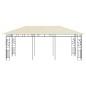 Gazebo com rede mosquiteira 6x3x2,73 m creme