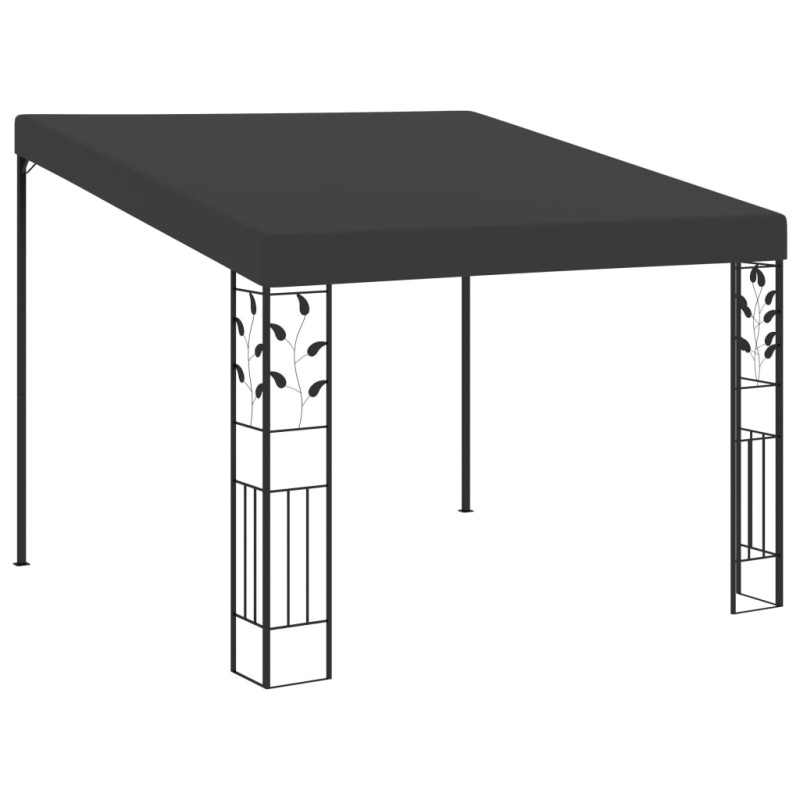 Gazebo de parede 3x3x2,5 m antracite-Toldos e gazebos-Home Retail