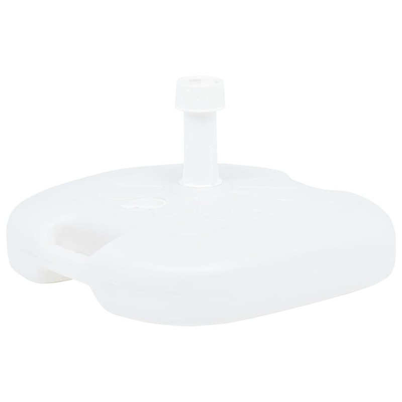 Base de guarda-sol enchimento c/ areia/água 16L plástico branco-Suportes para guarda-sóis-Home Retail