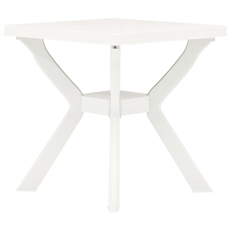 Mesa de bistrô 70x70x72 cm plástico branco-Mesas de jardim-Home Retail