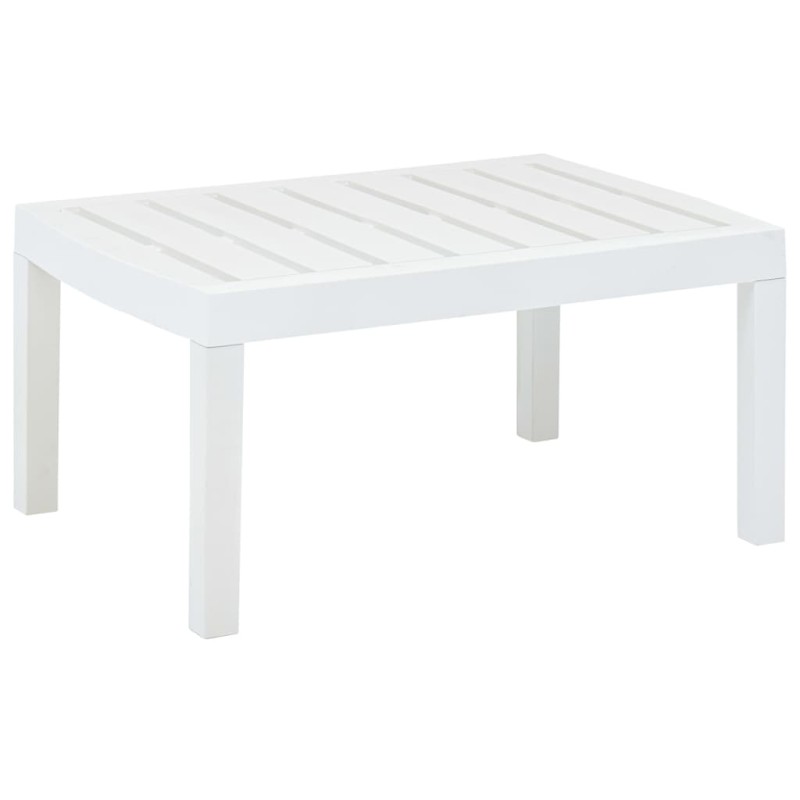 Mesa de jardim 78x55x38 cm plástico branco-Mesas de jardim-Home Retail