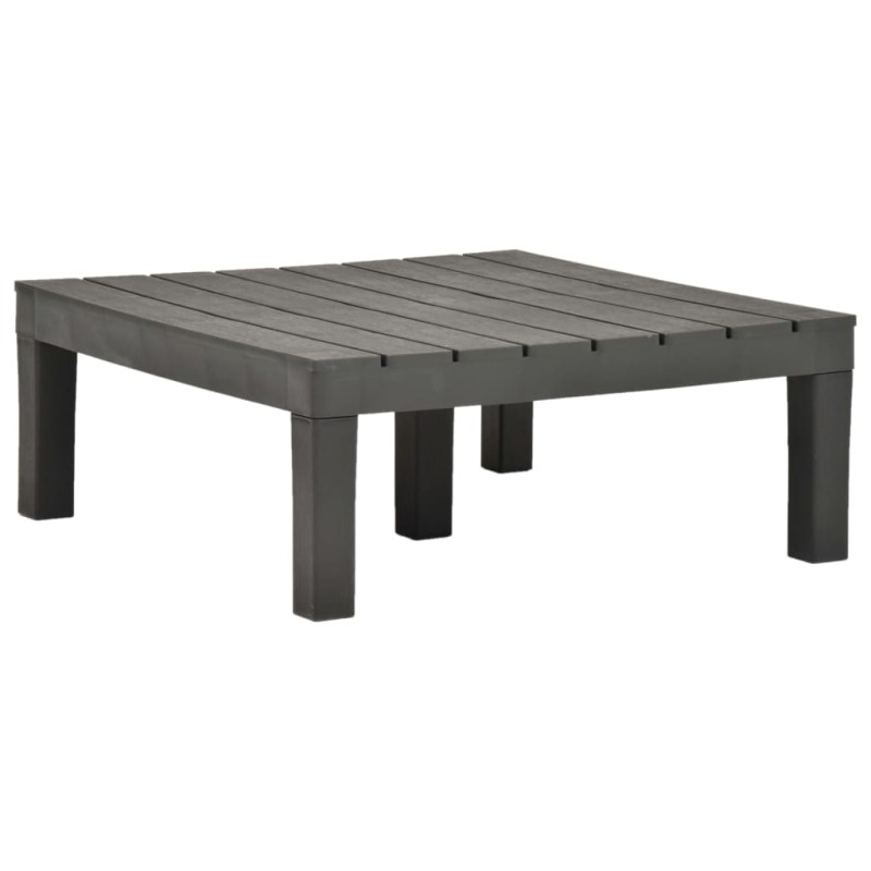 Mesa de jardim 78x78x31 cm plástico antracite-Mesas de jardim-Home Retail