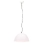 Candeeiro suspenso vintage indust. redondo 25 W 41 cm E27 branco