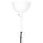 Candeeiro suspenso industrial redondo 25 W 40 cm E27 branco