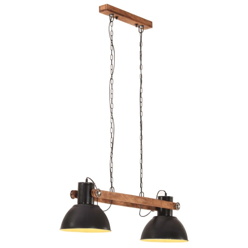 Candeeiro suspenso industrial 25 W 109 cm E27 preto-Candeeiros-Home Retail