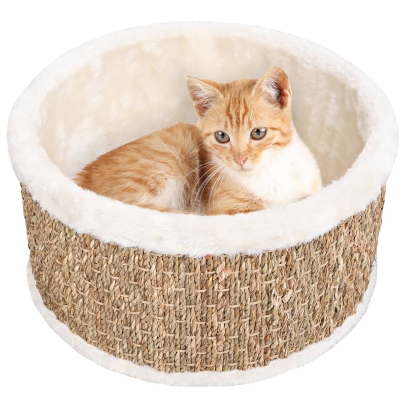 Cesto para gatos redondo 36 cm ervas marinhas-Móveis para gatos-Home Retail