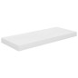 Prateleiras de parede suspensas 4 pcs 60x23,5x3,8cm MDF branco