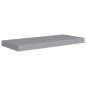 Prateleiras de parede suspensas 2 pcs 60x23,5x3,8cm MDF cinza