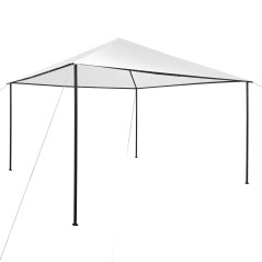 Gazebo 4x4x3 m 180 g/m² branco