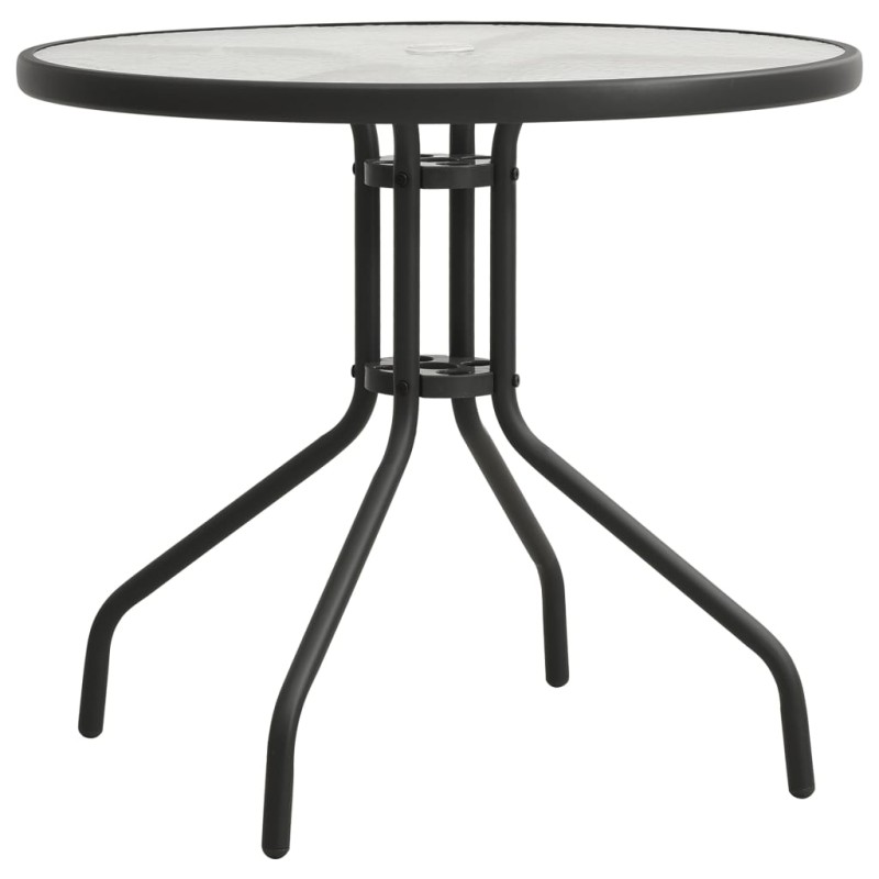 Mesa de bistrô Ø80x71 cm aço antracite-Mesas de jardim-Home Retail