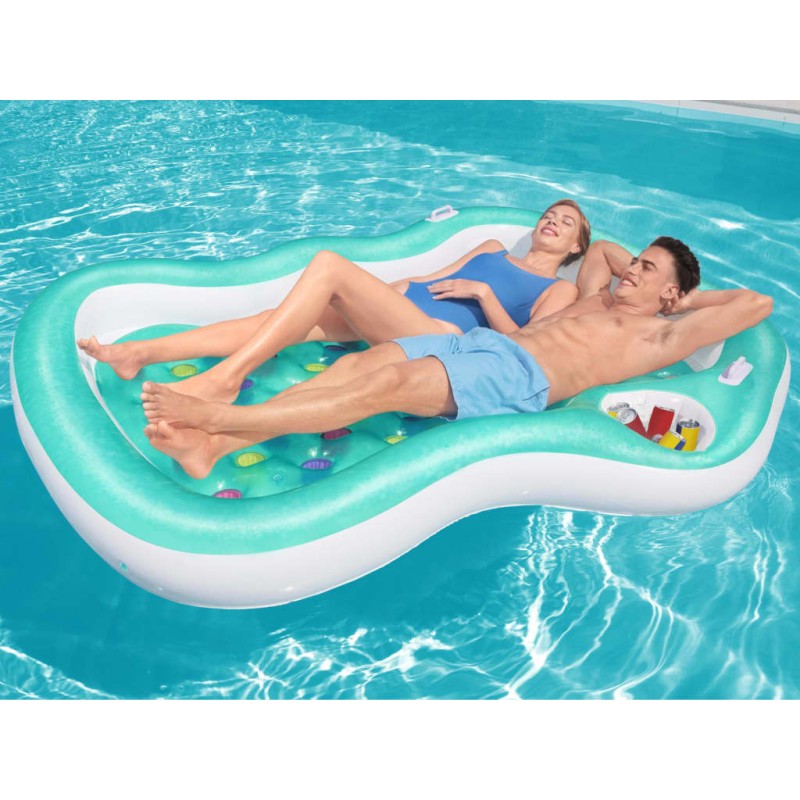 Bestway Espreguiçadeira com design duplo 224x174 cm-Cadeiras e sofás para piscinas-Home Retail