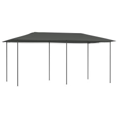 Gazebo 2,98x5,3x2,59 m 160 g/m² antracite