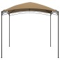 Gazebo 3x3x2,65 m 180 g/m² cinzento-acastanhado