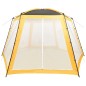 Tenda para piscina 500x433x250 cm tecido amarelo