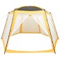 Tenda para piscina 500x433x250 cm tecido amarelo