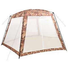 Tenda para piscina 590x520x250 cm tecido camuflagem