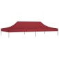 Teto para tenda de festas 6x3 m 270 g/m² bordô