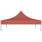 Teto para tenda de festas 2x2 m 270 g/m² terracota