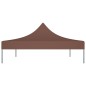 Teto para tenda de festas 4,5x3 m 270 g/m² castanho