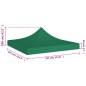 Teto para tenda de festas 3x3 m 270 g/m² verde