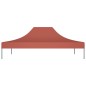 Teto para tenda de festas 4x3 m 270 g/m² terracota