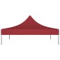 Teto para tenda de festas 2x2 m 270 g/m² bordô