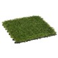 Ladrilhos de relva artificial 11 pcs 30x30 cm verde