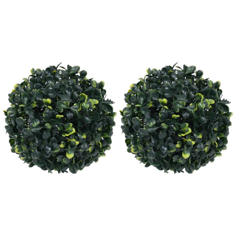 Bolas de buxos artificiais 2 pcs 22 cm-Flores sintéticas-Home Retail