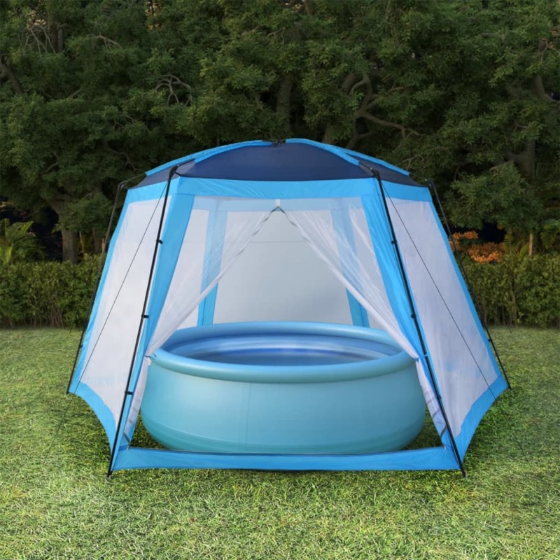 Tenda para piscina 660x580x250 cm tecido azul-Acessórios para piscinas e spa-Home Retail