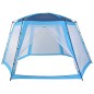 Tenda para piscina 500x433x250 cm tecido azul