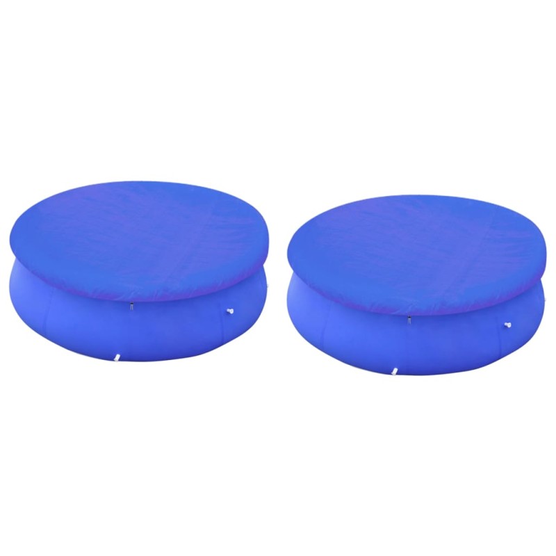 Coberturas p/ piscinas acima do solo redondas 2 pcs 360-367 cm-Capas para piscinas e plástico para forrar pisos-Home Retail