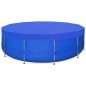 Coberturas de piscina redondas 2 pcs PE 540 cm 90 g/m²