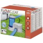 Bestway Bomba de filtro de cartucho transparente Flowclear