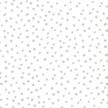 Noordwand Wallpaper Fabulous World Dots branco e cinza